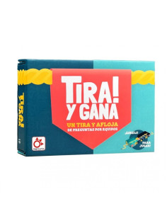 Tira y Gana  - Un tira y afloja de preguntas por equipos  Dos equipos se enfrentan en un juego de preguntas en un tira y afloja.