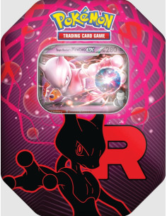 Lata Team Rocket. Mewtwo Ex (Español)  - 
