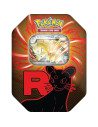 Team Rocket Tin. Persian Ex (Spanish)  - Cada Team Rocket Tin incluye:  1 carta promocional foil de Mewtwo ex. 4 sobres de mejor