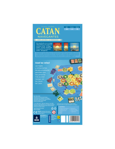 Catan: Navegantes Expansión 5-6 Jugadores  - 