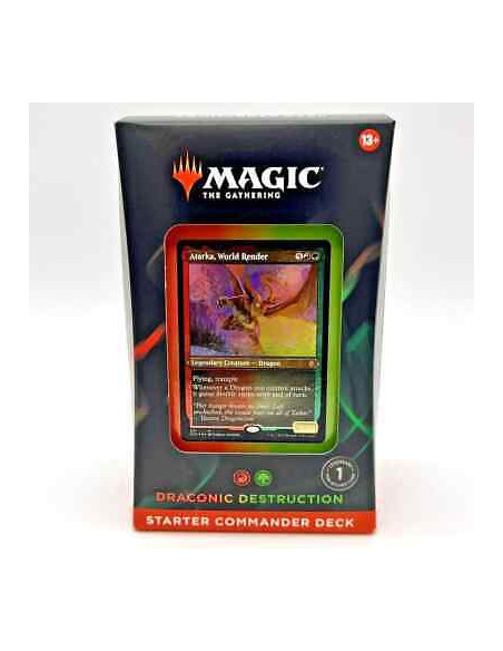 Starter Commander Deck 2022 - Draconic Destruction (Ing)  - Starter Commander Deck 2022 - Draconic Destruction (Ing)
