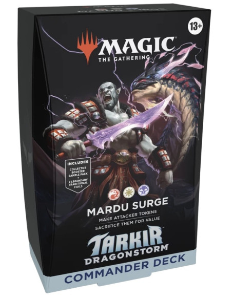 Tarkir Tormenta Dracónica: Mazo Commander Impulso de los Mardu (Inglés) Magic The Gathering  - 