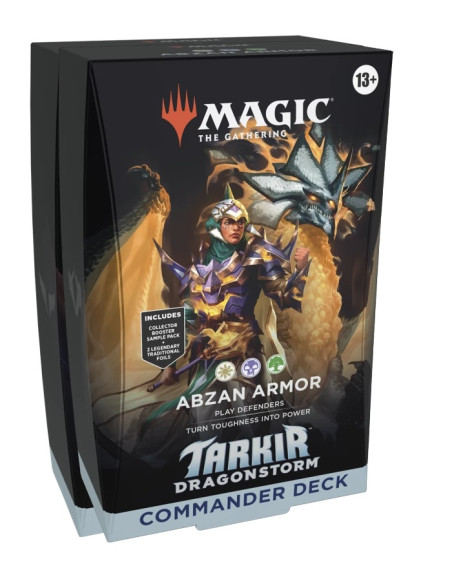 Tarkir Tormenta Dracónica: Mazo Commander Armadura de los Abzan (Inglés) Magic The Gathering  - 