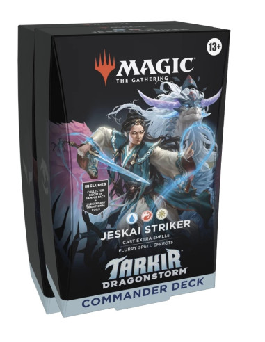 Tarkir Tormenta Dracónica: Mazo Commander Ofensiva de los Jeskai (Inglés) Magic The Gathering  -