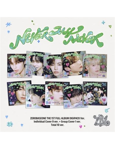 (LUCKY DRAW) ZEROBASEONE - [NEVER SAY NEVER] 1st Album DIGIPACK  - (LUCKY DRAW) ZEROBASEONE - [NEVER SAY NEVER] 1st Album DIGIPA