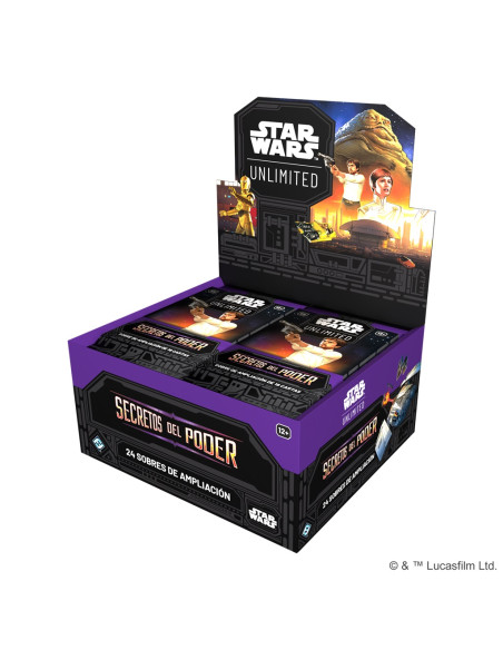 Star Wars Unlimited. Secrets of Power: Booster Box (24) Spanish - Star Wars Unlimited. Secrets of Power: Booster Box (24) Spanish -