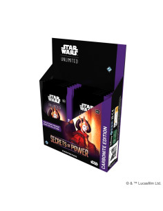 RESERVA Star Wars Unlimited. Secretos del Poder: Caja de Sobres Carbonite (12) Inglés  - Este producto es una RESERVA, y se serv