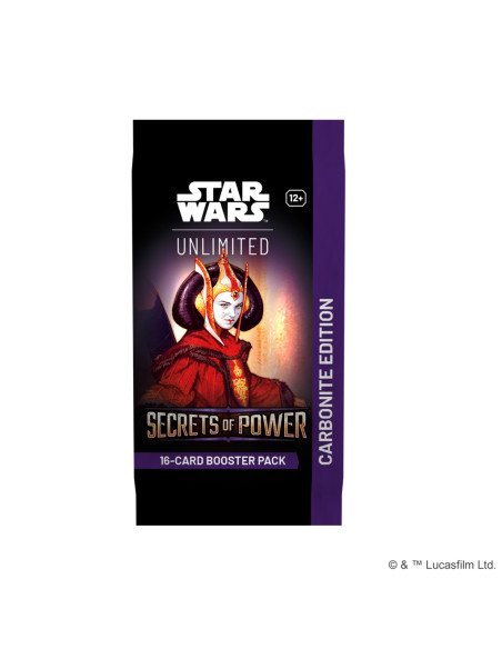RESERVA Star Wars Unlimited - Secretos del Poder: Sobre Carbonite (Inglés)  - Este producto es una RESERVA, y se servirá en la f