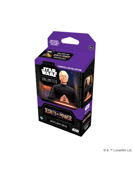 RESERVA Star Wars Unlimited - Secretos del Poder: Mazo Canciller Palpatine (Español)  - Este producto es una RESERVA, y se servi