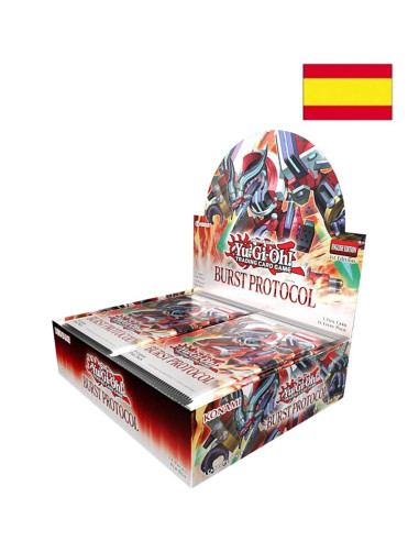 PREORDER Burst Protocol: Booster Box (24) Spanish  - This item is a PREORDER. It will be shipped on the release date: 5th/02/202