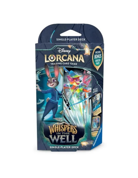 PREORDER Lorcana Whispers in the Well: Judy Hopps / Robin Hood Starter Deck (English)  - This item is a PREORDER. It will be shi
