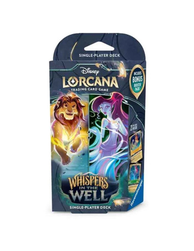 Lorcana. Whispers in the Well: Simba / Megara Starter Deck (Inglés) -