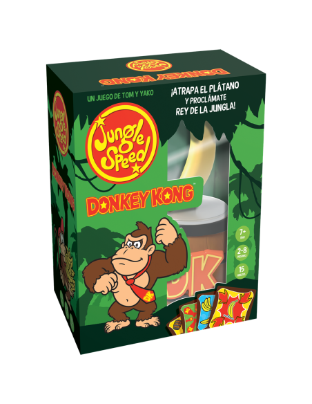 Jungle Speed Donkey Kong  - ¿QUIÉN SERÁ MÁS RÁPIDO CON LOS PLÁTANOS?  EN ESTE JUEGO DE OBSERVACIÓN Y RAPIDEZ, EN CUANTO DETECTES