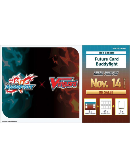 RESERVA Cardfight!! Vanguard Future Card Buddyfight Title DZ-TB01: Sneak Preview Kit  - Este producto es una RESERVA, y se servi