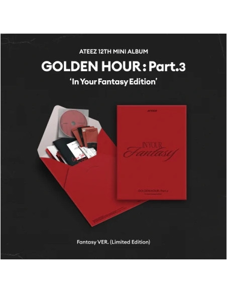 ATEEZ - [GOLDEN HOUR : PART.3 IN YOUR FANTASY EDITION] 12th Mini Album LIMITED Edition  -   ATEEZ - [GOLDEN HOUR : PART.3 IN YOU
