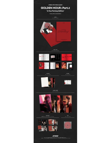 ATEEZ - [GOLDEN HOUR : PART.3 IN YOUR FANTASY EDITION] 12th Mini Album LIMITED Edition  -   ATEEZ - [GOLDEN HOUR : PART.3 IN YOU