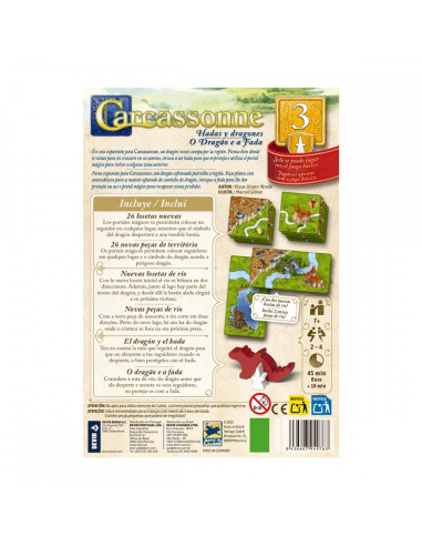 Carcassonne Expansión 3: Hadas y Dragones  - 