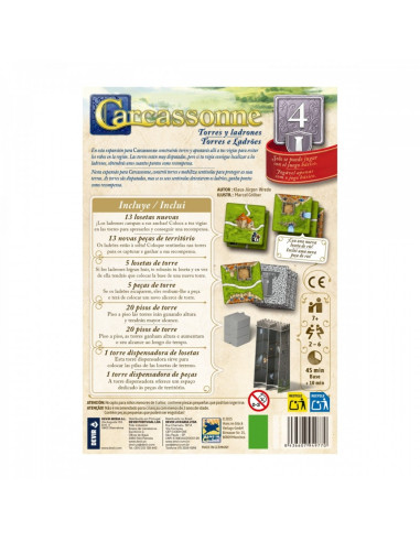 Carcassonne Expansión 4: Torres y Ladrones  - 
