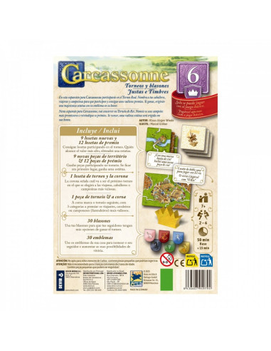 Carcassonne Expansión 6: Torneos y Blasones  - 