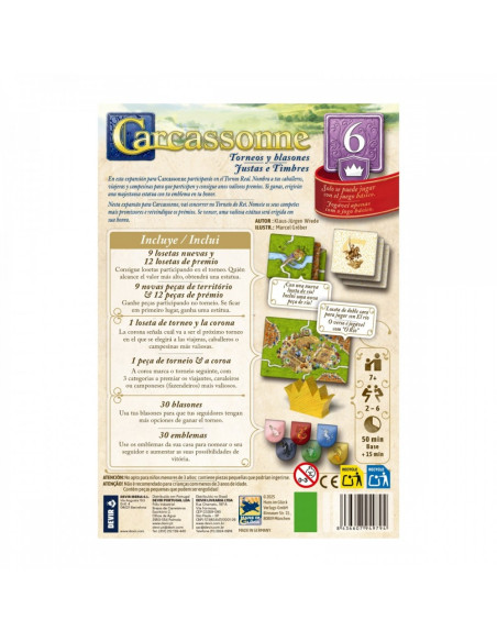 Carcassonne Expansión 6: Torneos y Blasones  - 