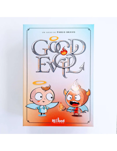 Good & Evil  - Un juego de cartas divino con Ángeles y Demonios luchando para engañarse mutuamente. Fácil de llevar y aún más fá