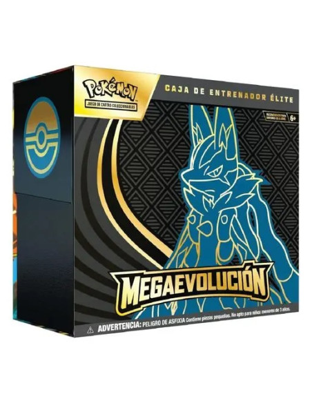 Megaevoluciones: Caja de Entrenador de Élite Lucario (Español)  - Megaevoluciones: Caja de Entrenador de Élite Lucario (Español)