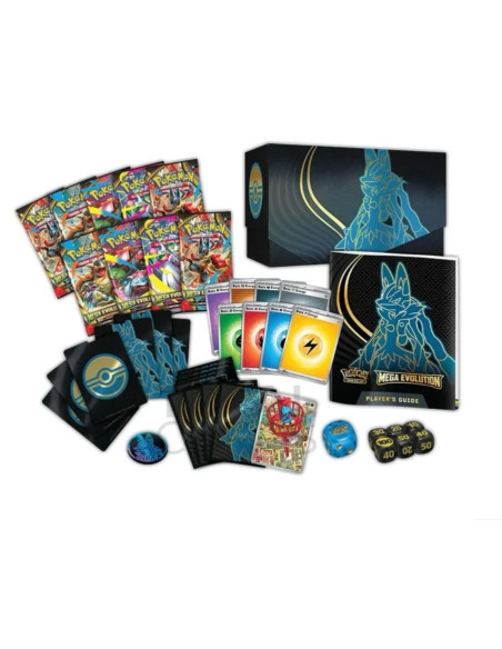 Megaevoluciones: Caja de Entrenador de Élite Lucario (Español)  - Megaevoluciones: Caja de Entrenador de Élite Lucario (Español)