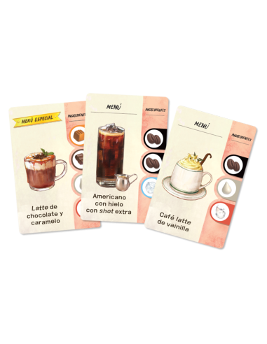 Coffee Rush Tartas deliciosas Spanish  - Vuestra cafetería se encuentra en una de las calles más ajetreadas de la ciudad, junto 