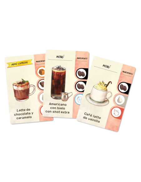 Coffee Rush Tartas deliciosas Spanish  - Vuestra cafetería se encuentra en una de las calles más ajetreadas de la ciudad, junto 