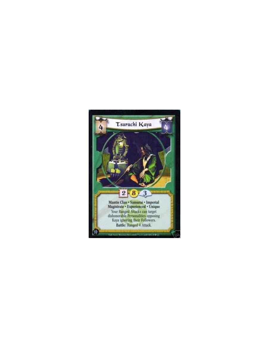 Tsuruchi Kaya Exp (Español)  - Mantis Clan • Samurai • Magistrate Imperial • Experienced • Unique Your Ranged Attacks can target
