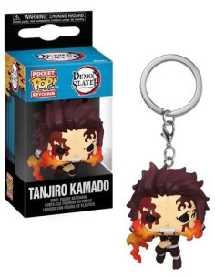 Llavero Funko Pop Tanjiro Kamado. Demon Slayer  - Llavero Funko Pop Tanjiro Kamado. Demon Slayer