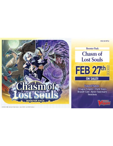 PREORDER Chasm of Lost Souls DZ-BT12: Booster Box (16)  - This item is a PREORDER. It will be shipped on the release date: 27th/