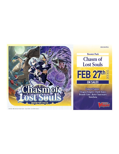 PREORDER Chasm of Lost Souls DZ-BT12: Booster Box (16)  - This item is a PREORDER. It will be shipped on the release date: 27th/