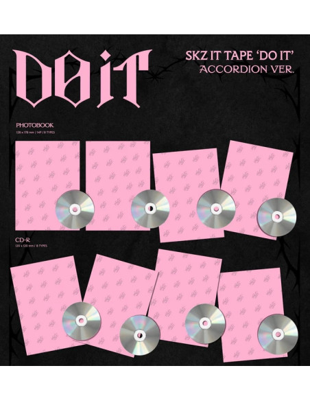 PRE-ORDER Stray Kids SKZ IT TAPE [DO IT] Accordion Ver.  -      This is a pre-order item. Shipping will take place in late Decem
