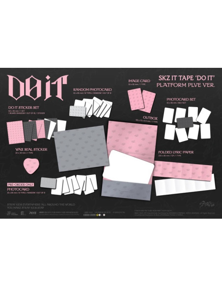 PRE-ORDER Stray Kids SKZ IT TAPE [DO IT] Platform Ver.  -      This is a pre-order item. Shipping will take place in late Decemb