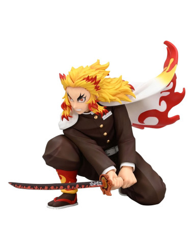 Figura Rengoku Kyojuro Battle ver. -Noodle Stopper- Kimetsu No Yaiba - Figura Renguku. Kimetsu No Yaiba. (10cm)