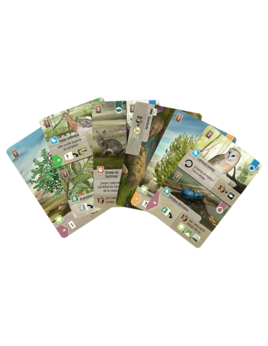 Forest Shuffle Dartmoor  - ¡Crea un hogar único en el páramo para la flora y la fauna! Las tierras de Dartmoor, llenas de colina