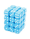 Set 36 Dados Light Blue/White. D6  - Set 36 Dados Light Blue/White. D6