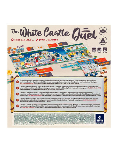 The White Castle: Duel  - The White Castle returns in a completely standalone edition designed specifically for two players! Eac The White Castle: Duel  - The White Castle returns in a completely standalone edition designed specifically for two players! Eac