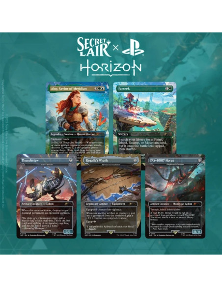 PREORDER MTG - Secret Lair Playstation x Horizon: Into the Forbidden West (English)  - This item is a PREORDER. It will be shipp PREORDER MTG - Secret Lair Playstation x Horizon: Into the Forbidden West (English)  - This item is a PREORDER. It will be shipp