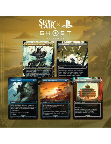 PREORDER MTG - Secret Lair Playstation x Horizon: Ghost of Tsushima (English)  - This item is a PREORDER. It will be shipped on