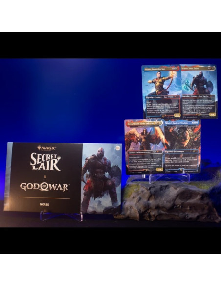 PREORDER MTG - Secret Lair Playstation x Horizon: God of War: Norse  (English)  - This item is a PREORDER. It will be shipped on PREORDER MTG - Secret Lair Playstation x Horizon: God of War: Norse  (English)  - This item is a PREORDER. It will be shipped on