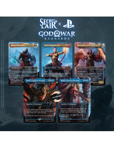 PREORDER MTG - Secret Lair Playstation x Horizon: God of War: Norse  (English)  - This item is a PREORDER. It will be shipped on