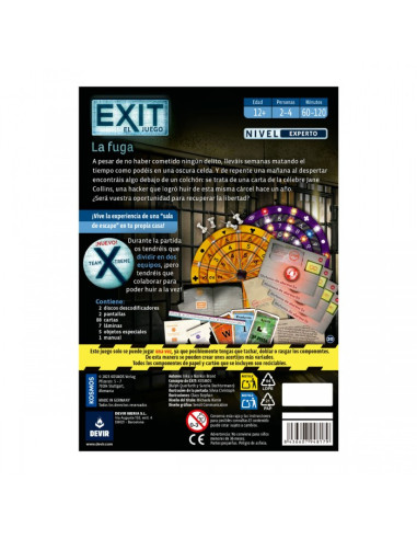 Exit La Fuga (Prision Break)  - Durante semanas, habéis estado encerrados en celdas oscuras, aunque no habéis cometido ningún de