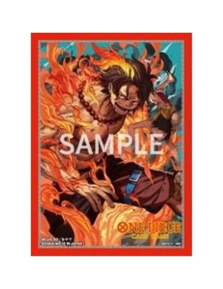 Sleeves One Piece TCG D. Ace (70)  - Sleeves One Piece TCG D. Ace (70)