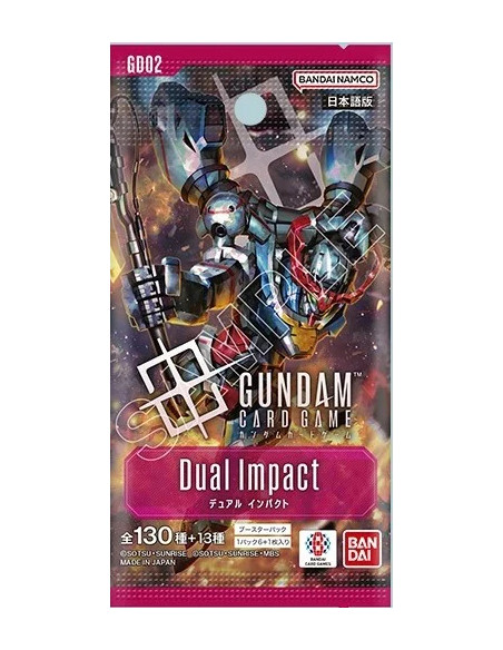 Gundam Dual Impact GD02: Sobre (13) Japonés  -  Gundam Dual Impact GD02: Sobre (13) Japonés  -
