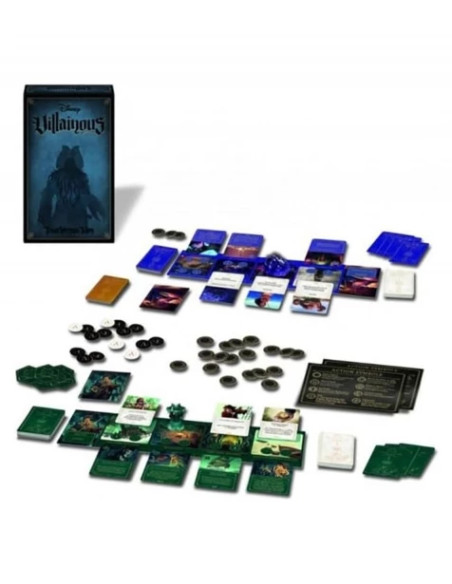 Villainous Treacherous Tides (Spanish) - Villainous: Treacherous Tides is an expansion for the Villainous board game that can a Villainous Treacherous Tides (Spanish) - Villainous: Treacherous Tides is an expansion for the Villainous board game that can a