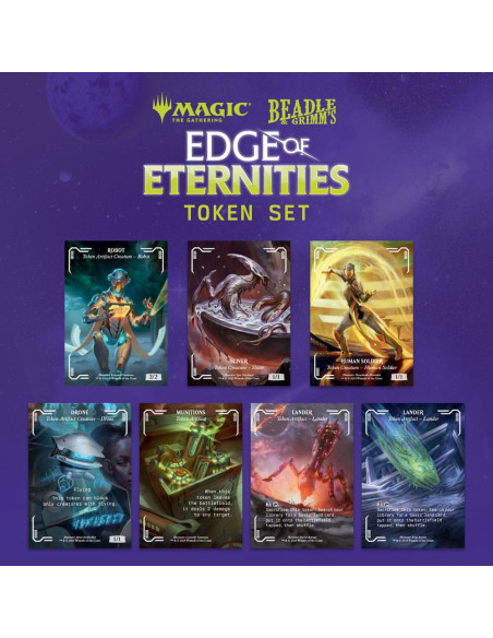 PREORDER MTG - Edge of Eternities: Dice and Token Pack (English) - This item is a PREORDER. It will be shipped on the release d PREORDER MTG - Edge of Eternities: Dice and Token Pack (English) - This item is a PREORDER. It will be shipped on the release d