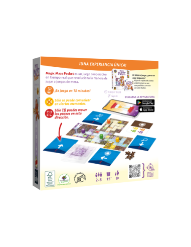 Magic Maze Pocket - Magic Maze Pocket es la versión de bolsillo y económica de Magic Maze, ¡perfecta para llevarte la aventura