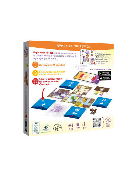 Magic Maze Pocket - Magic Maze Pocket es la versión de bolsillo y económica de Magic Maze, ¡perfecta para llevarte la aventura Magic Maze Pocket - Magic Maze Pocket es la versión de bolsillo y económica de Magic Maze, ¡perfecta para llevarte la aventura